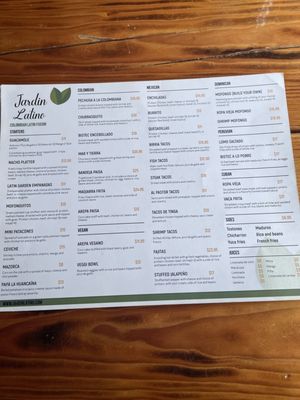 Menu photo 1 Jardin Latino Pompton Lakes, NJ Menu photo 1 Jardin Latino Pompton Lakes, NJ