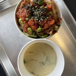 Kids bowl and miso soup