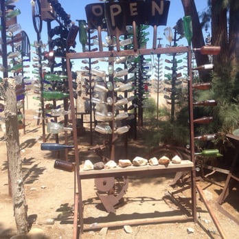 Elmer's Bottle Tree Ranch - This is as soon as you walk in to your right. Little rock stand - Ranches Near Me - Oro Grande, California