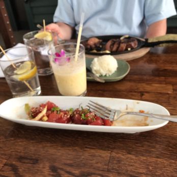 Aloha Mixed Plate - Poki is wonderful. Hubbys teri rib eye is great. Definitely would return. - Hawaiian Near Me - Lahaina, Hawaii Aloha Mixed Plate - Poki is wonderful. Hubbys teri rib eye is great. Definitely would return. - Hawaiian Near Me - Lahaina, Hawaii