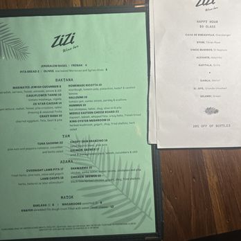 Zizi Wine Bar - Regular and happy hour menu. Great new happy hour spot in Fidi. 3-6 Monday through Saturday. - Wine Bars Near Me - New York, New York Zizi Wine Bar - Regular and happy hour menu. Great new happy hour spot in Fidi. 3-6 Monday through Saturday. - Wine Bars Near Me - New York, New York