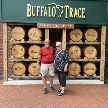 Buffalo Trace Distillery - My wife and I at the Buffalo Trace Distillery - Distilleries Near Me - Frankfort, Kentucky