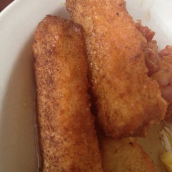 Guadalupe's - Can you see the "vegetable oil" pooled next to the French toast sticks? - Mexican Near Me - Azusa, California Guadalupe's - Can you see the "vegetable oil" pooled next to the French toast sticks? - Mexican Near Me - Azusa, California