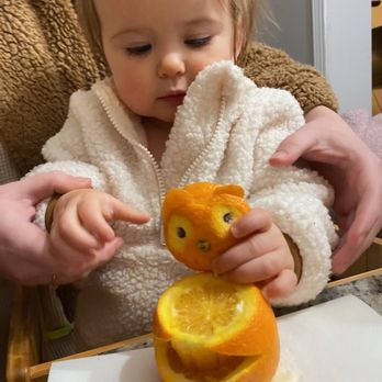 Lucky AF - Staff are so kind! They gave my daughter an orange carved into a teddy bear. We will be back again! - Asian Fusion Near Me - Richmond, Virginia