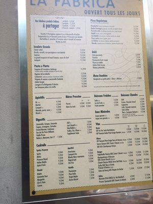 Menu photo 2 La Fabrica Paris, 75