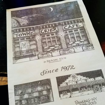 Towne Crier Cafe - Menu - Music Venues Near Me - Beacon, New York