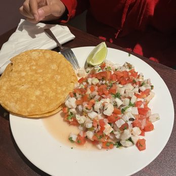 Tortilla Inn - Fish ceviche tostada, not too bad. - Mexican Near Me - Northridge, California Tortilla Inn - Fish ceviche tostada, not too bad. - Mexican Near Me - Northridge, California