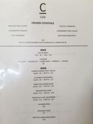 Menu photo 1 C-Bar Seaside Cafe Port Aransas, TX