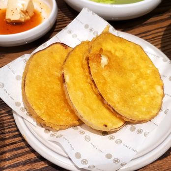 Sam Woo Jung - Sweet potato slices for octopus - Korean Near Me - New York, New York