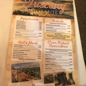 Tuscany Ristorante - Menu - Italian Near Me - Philadelphia, Pennsylvania Tuscany Ristorante - Menu - Italian Near Me - Philadelphia, Pennsylvania