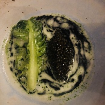 Saison - Caviar, crème fraîche and dill. - New American Near Me - San Francisco, California Saison - Caviar, crème fraîche and dill. - New American Near Me - San Francisco, California