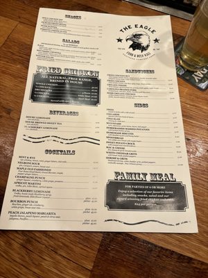 Menu photo 2 The Eagle OTR Cincinnati, OH