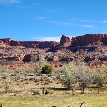 Capitol Reef Resort - View from hotel - Hotels Near Me - Torrey, Utah