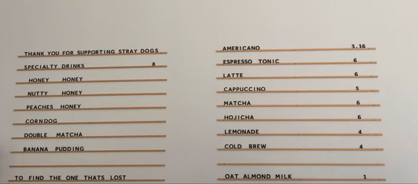 Menu photo 3 Stray Dogs Coffee Roasters Riverside, CA