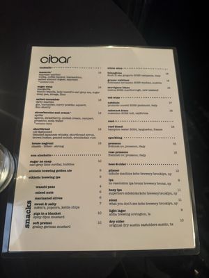 Menu photo 1 Cibar New York, NY Menu photo 1 Cibar New York, NY