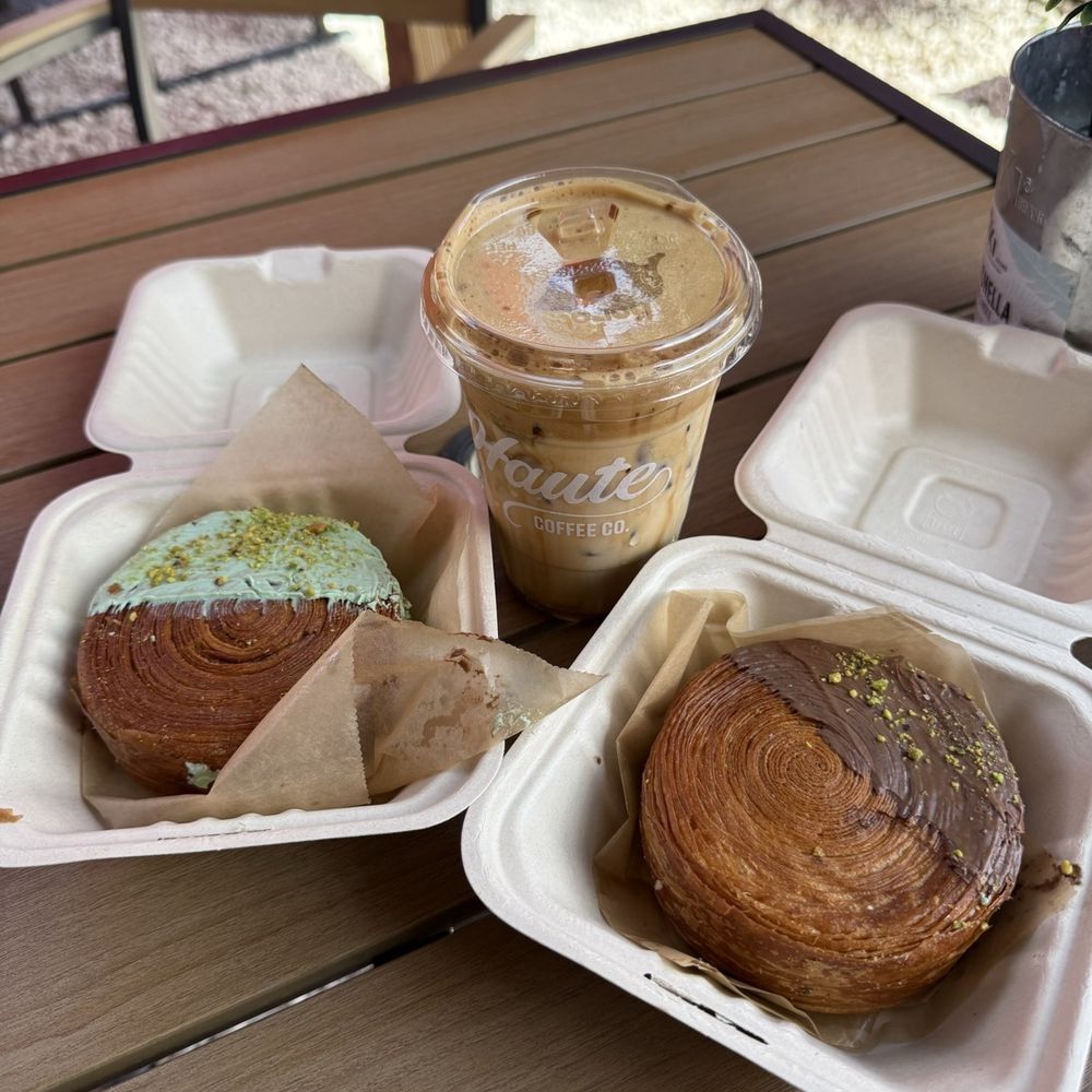 Haute Coffee - Round Pistachio and Dubai Croissant and a Vanilla Dalgona - Coffee & Tea Near Me - Southwest Ranches, Florida Haute Coffee - Round Pistachio and Dubai Croissant and a Vanilla Dalgona - Coffee & Tea Near Me - Southwest Ranches, Florida