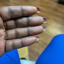 Venetian Nail Spa - My nails poorly done