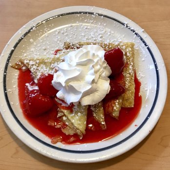 IHOP - Strawberry & cream crepe! - American Near Me - Santa Barbara, California IHOP - Strawberry & cream crepe! - American Near Me - Santa Barbara, California