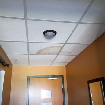 Pier B Resort - water damage stain on ceiling in our guest room - Resorts Near Me - Duluth, Minnesota