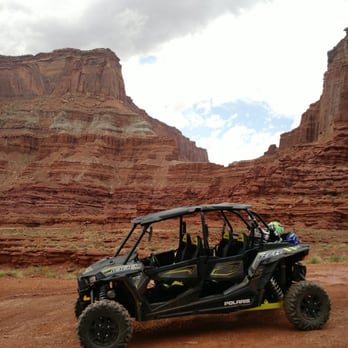 Moab Tour Company - Only pic of the UTV since all the fun happens when you're inside. - Tours Near Me - Moab, Utah Moab Tour Company - Only pic of the UTV since all the fun happens when you're inside. - Tours Near Me - Moab, Utah