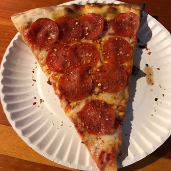 Rock & Roll Pizza - Original Manhattan Slice w/ Pepperoni - Pizza Near Me - Camarillo, California Rock & Roll Pizza - Original Manhattan Slice w/ Pepperoni - Pizza Near Me - Camarillo, California