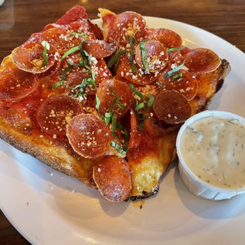 Ranch - Pepperoni Cheese Pizza Quarter slice - Pizza Near Me - Portland, Oregon Ranch - Pepperoni Cheese Pizza Quarter slice - Pizza Near Me - Portland, Oregon