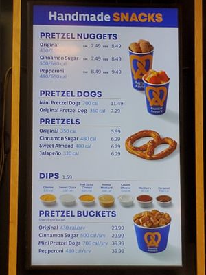 Menu photo 2 Auntie Anne's Milpitas, CA Menu photo 2 Auntie Anne's Milpitas, CA