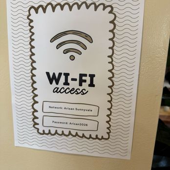 Arisan - Wifi - Coffee & Tea Near Me - Sunnyvale, California