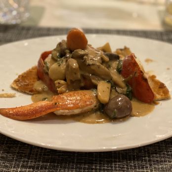 Michael Mina - Lobster Pot Pie (note this was half the dish - we split it). - New American Near Me - Las Vegas, Nevada Michael Mina - Lobster Pot Pie (note this was half the dish - we split it). - New American Near Me - Las Vegas, Nevada