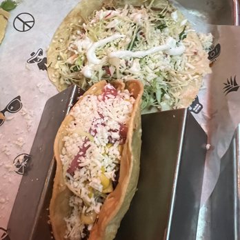 Diego Pops - Braised Green Chili Chicken taco  Beef Machaca - Cocktail Bars Near Me - Scottsdale, Arizona
