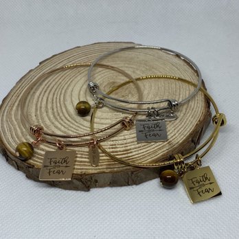 29 Eleven - Wire bangle bracelets (silver, gold, rose gold) with Natural Tigers Eye - Accessories Near Me - Buffalo, New York 29 Eleven - Wire bangle bracelets (silver, gold, rose gold) with Natural Tigers Eye - Accessories Near Me - Buffalo, New York