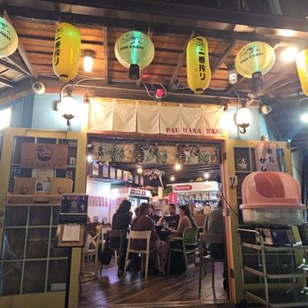 Izakaya Pau Hana Base - 11-2-24. Storefront, entrance - Tapas/Small Plates Near Me - Honolulu, Hawaii