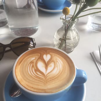 Two Hands - Flat white and chai latte in the back. - Breakfast & Brunch Near Me - New York, New York Two Hands - Flat white and chai latte in the back. - Breakfast & Brunch Near Me - New York, New York