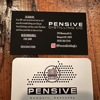 Pensive Distilling - Cocktail Bars Near Me - Newport, Kentucky