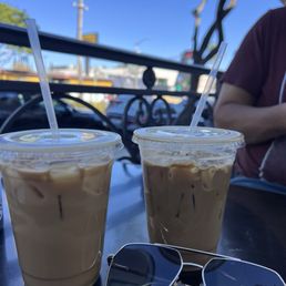Chagaccino Latte and Cinnamon and Clove latte