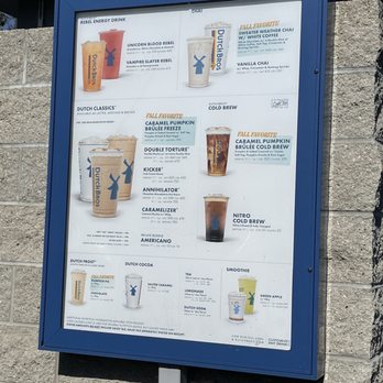 Dutch Bros Coffee - Drink menu at Dutch Bros Coffee in Napa. - Coffee & Tea Near Me - Napa, California Dutch Bros Coffee - Drink menu at Dutch Bros Coffee in Napa. - Coffee & Tea Near Me - Napa, California