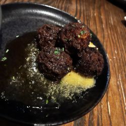 Rocks on the Roof - Lobster fritters? Burnt as hell
