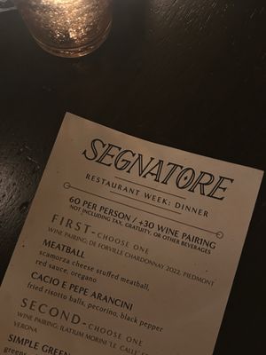 Menu photo 6 Segnatore Chicago, IL
