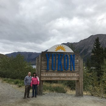 Klondike Highway - Welcome Yukon Sign - Tours Near Me