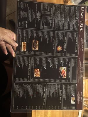 Menu photo 1 Krazy Sushi Las Vegas, NV Menu photo 1 Krazy Sushi Las Vegas, NV