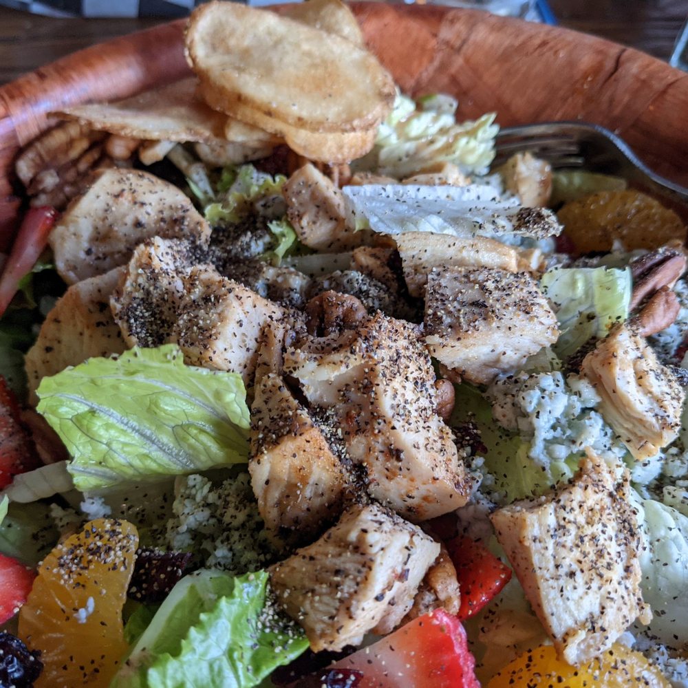St. Johns Tavern - Citrus salad with chicken - Bars Near Me - Crystal River, Florida St. Johns Tavern - Citrus salad with chicken - Bars Near Me - Crystal River, Florida