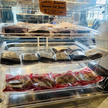 Southport Coffee - a variety of pastries in a display case - Coffee & Tea Near Me - Southport, North Carolina Southport Coffee - a variety of pastries in a display case - Coffee & Tea Near Me - Southport, North Carolina