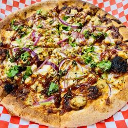 Regular BBQ Chicken Pizza