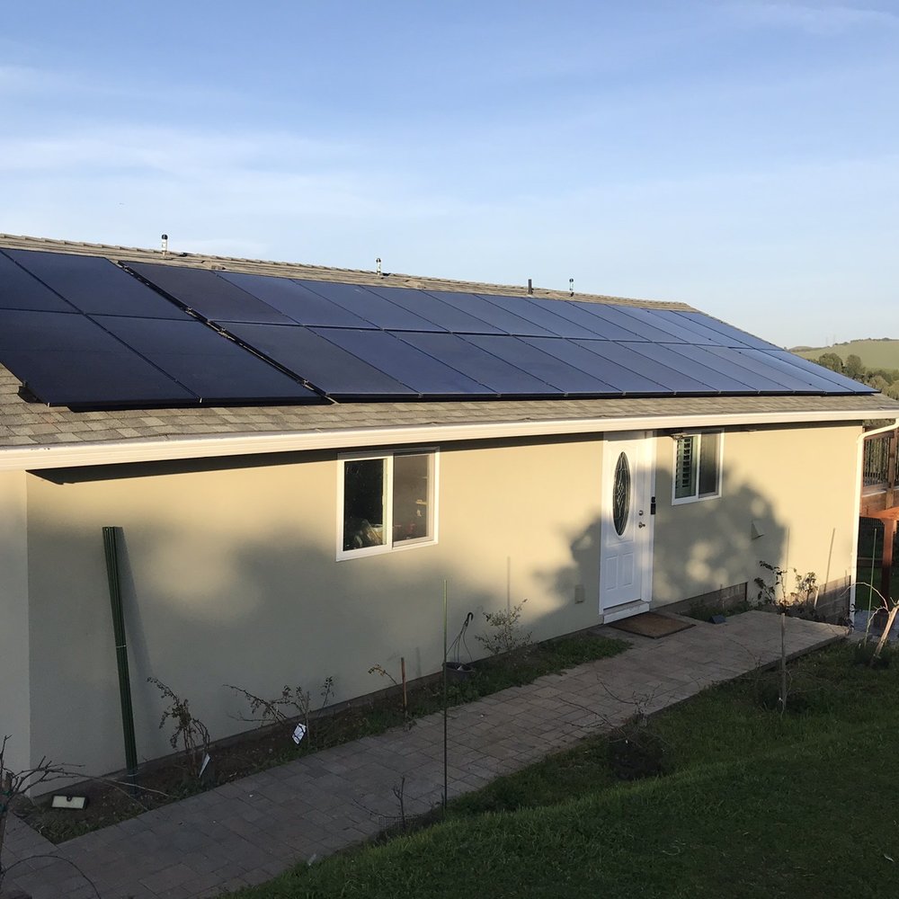 AHSolar Pro Solutions - Our garage/barn after the addition of eight more solar panels by AHS. - Solar Installation Near Me - San Leandro, California AHSolar Pro Solutions - Our garage/barn after the addition of eight more solar panels by AHS. - Solar Installation Near Me - San Leandro, California