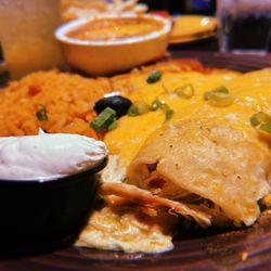 Manuel's Mexican Restaurant - Pollo enchiladas