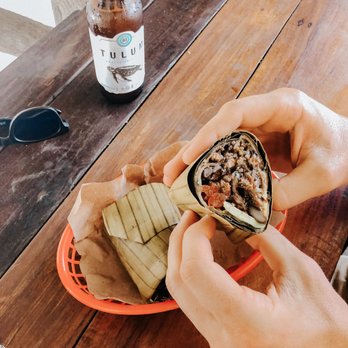 Burrito Amor - Rib eye of beef burrito @voyageandsoul - Bars Near Me - Tulum, ROO