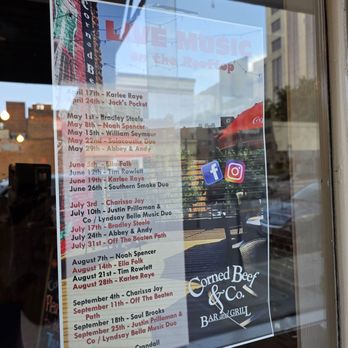 Corned Beef - The front window. - American Near Me - Roanoke, Virginia Corned Beef - The front window. - American Near Me - Roanoke, Virginia