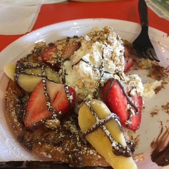 Waffle Magic - Fruit Cocktail Waffle - Desserts Near Me - West Babylon, New York