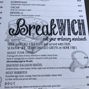 Whisk - Menu - Breakfast & Brunch Near Me - Elizabethtown, Pennsylvania