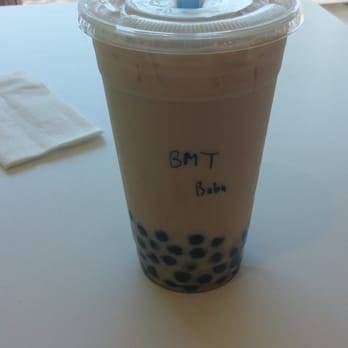 BB Tea  - My drank...black milk tea with BOBA for this young JOVA...*microphone dropped* - Bubble Tea Near Me - San Francisco, California